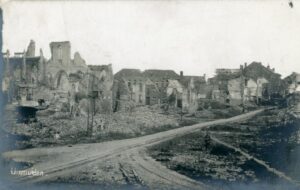 Grote Markt Diksmuide after World War 1.